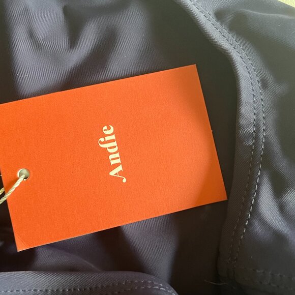 New With Tags Andie Swim The Malibu One Piece in Navy Size Large - Picture 6 of 6